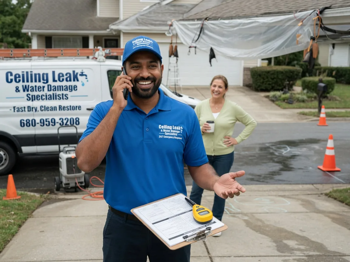 Ceiling Leak Cleanup Tall Timbers, MD FAQs